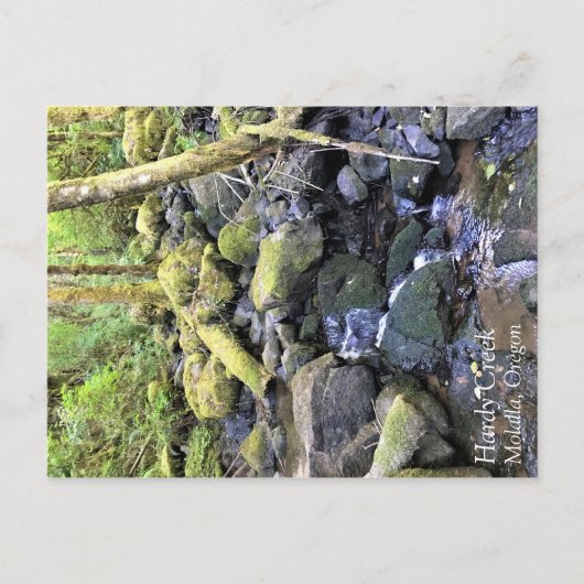Hardy Creek, Oregon Postkarte (Vorderseite)