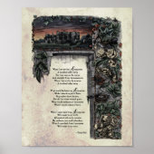 Hardy "Lyonnesse" Viktorianisch Art Gedicht 8x10 Poster (Vorne)