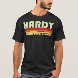 HARDY Nachname Funny Retro Vintager 80er 90er Gebu T-Shirt