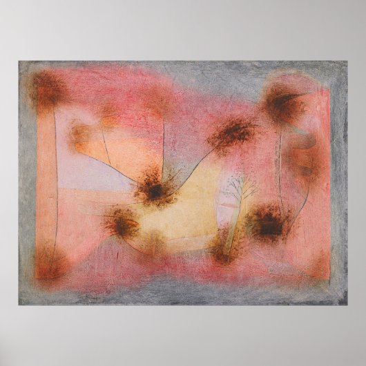 Hardy Pflanze , Paul Klee Poster (Vorne)