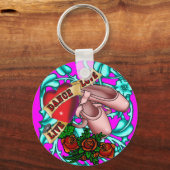 hardy_Skater_vine, hardy_dance_toeshoes, hardy_.. Schlüsselanhänger (Vorderseite)