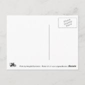 Hardy Wasserlilie Postkarte (Rückseite)