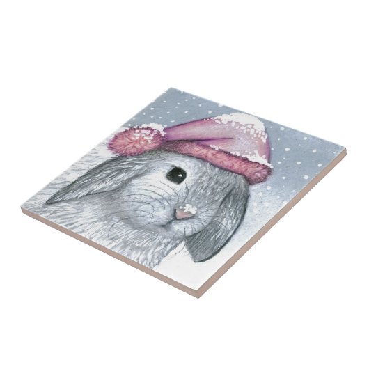 Hare 14 Rabbit Fliese (Seite)