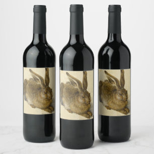 Hare, 1502 von Albrecht Durer Weinetikett