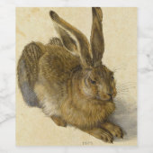 Hare, 1502 von Albrecht Durer Weinetikett (Einzelnes Label)