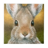 Hare 18 Rabbit Bunny Fliese (Vorderseite)