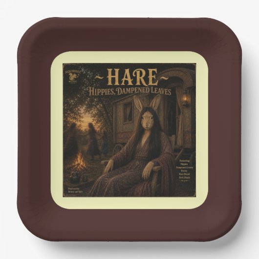 Hare Album: eine Parodie Pappteller (Vorderseite)