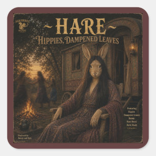 Hare Album: eine Parodie Quadratischer Aufkleber