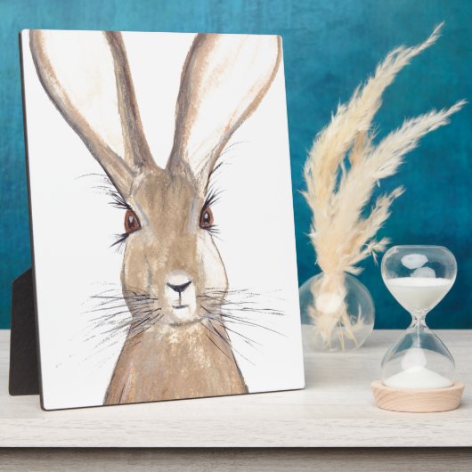 Hare Aquarell Fotoplatte (Seite)