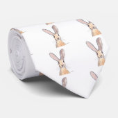 Hare Aquarell Krawatte (Gerollt)