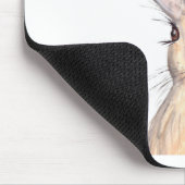 Hare Aquarell Mousepad (Ecke)
