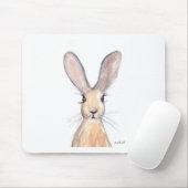 Hare Aquarell Mousepad (Mit Mouse)