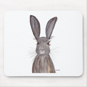 Hare Aquarellkaninchen Art Mousepad