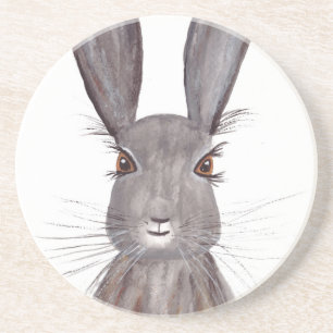 Hare Aquarellkaninchen Art Untersetzer