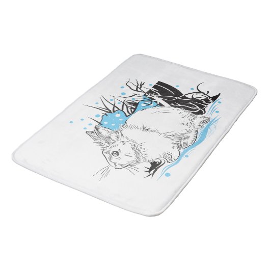 Hare Badematte (Schrägansicht)