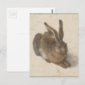 Hare by Albrecht Durer Postkarte (Vorne/Hinten)