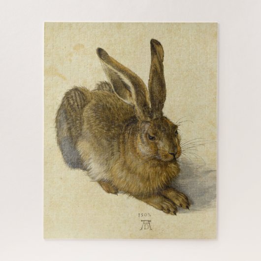 Hare by Albrecht Durer Puzzle (Vertikal)