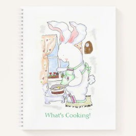 Hare Cook 8.5" x 11" Rezept Journal Notizblock