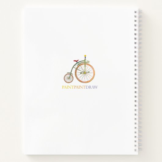 Hare Cook 8.5" x 11" Rezept Journal Notizblock (Rückseite)