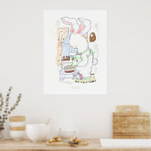 Hare Cook Poster/Print Poster (Küche)