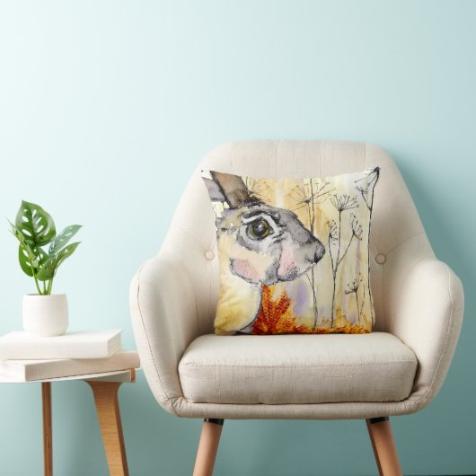 Hare cushion (a390) kissen (Stuhl )