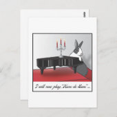 HARE DE LUNE POSTKARTE (Vorne/Hinten)