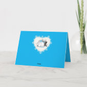 Hare Feiertagskarte (Rückseite)