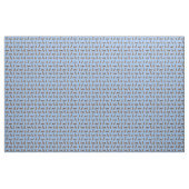 Hare Frenzy Fabric (Light Blue) Stoff (Yard (91,4 cm))