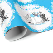 Hare Geschenkpapier (Rolleneckpunkt)