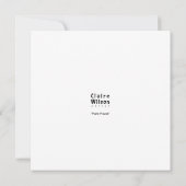 Hare House Card (Rückseite)