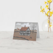 Hare House Karte (Gelbe Blume)