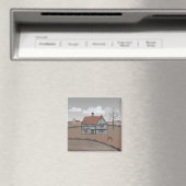 Hare House Magnet (In Situ (Geschirrspüler))