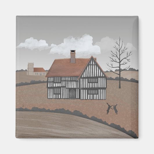 Hare House Magnet (Vorne)