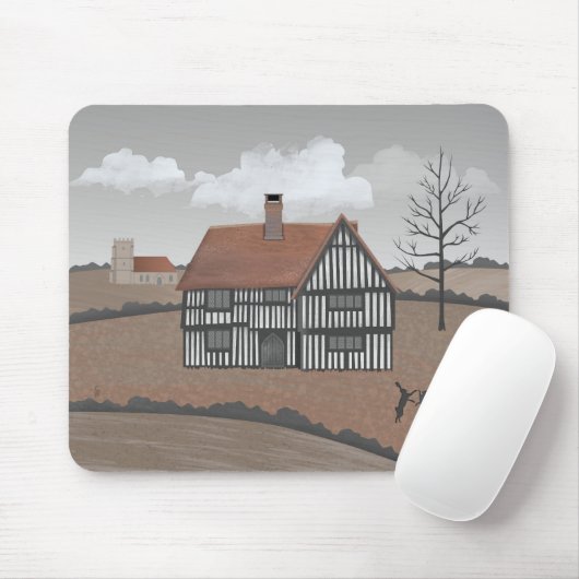 Hare House Mousepad (Mit Mouse)