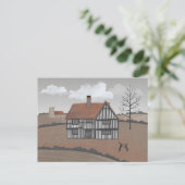 Hare House Postcard Postkarte (Stehend Vorderseite)