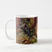Hare in Forest Hans Hoffmann Rabbit Malerei Kaffeetasse (Links)