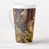 Hare in Forest Hans Hoffmann Rabbit Malerei Milchtasse (Linke Ecke)
