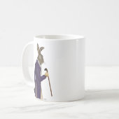 Hare in Lila Hülle 2 Kaffeetasse (Vorderseite Links)