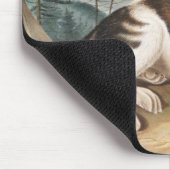 Hare Indian Dog (Canis familiaris) Illustration Mousepad (Ecke)