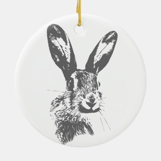 Hare Keramikornament (Hinten)