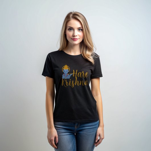 Hare Krishna Black T - Shirt