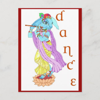 Hare Krishna Dance Postkarte