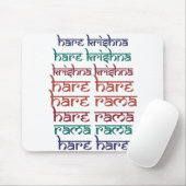 Hare Krishna Hare Krishna Mantra Chanting Hinduism Mousepad (Mit Mouse)