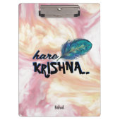Hare Krishna Hindu Klemmbrett (Vorderseite)