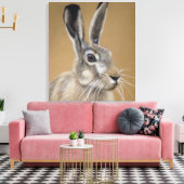 Hare Leinwand (Insitu (Wohnzimmer))
