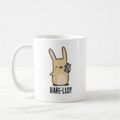 Hare-llo There Funny Hare Rabbit Pub Kaffeetasse (Links)