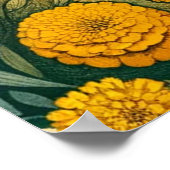Hare Marigold Poster (Ecke)