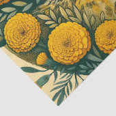 Hare Marigold Seidenpapier (Detail)