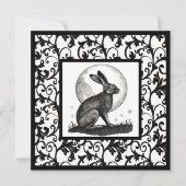 Hare & Moon Card (Vorderseite)