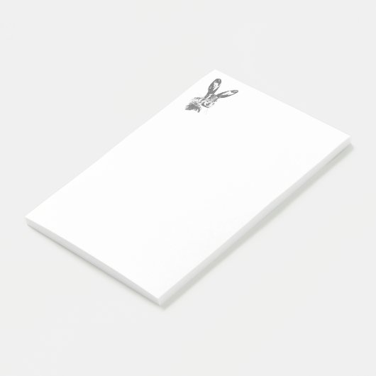 Hare Post-it Klebezettel (angewinkelt)